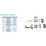Насос одноступенчатый LEO AMS370/2.2 L0609